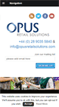 Mobile Screenshot of opusretailsolutions.com